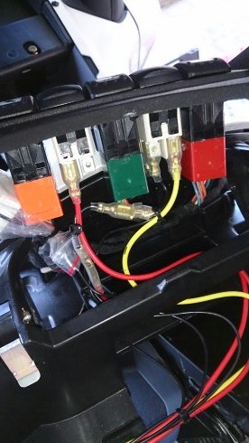 Wiring for the additional rocker switches