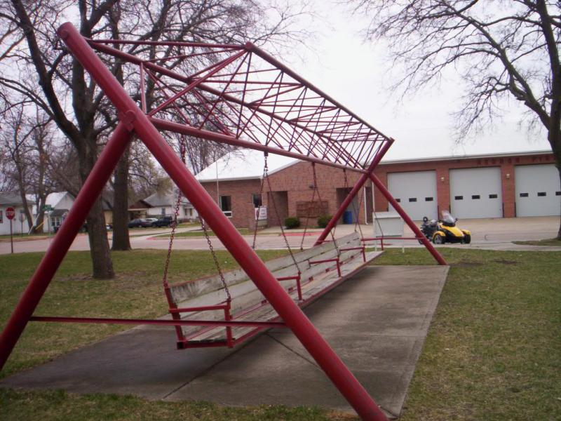 World's Largest Porch Swing, Hebron, Neb