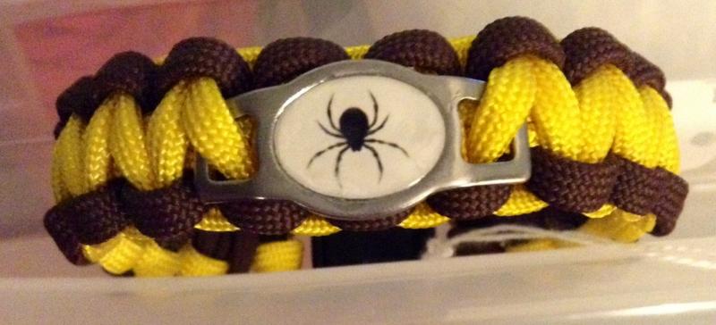 Yellow/Black Spider bracelet
