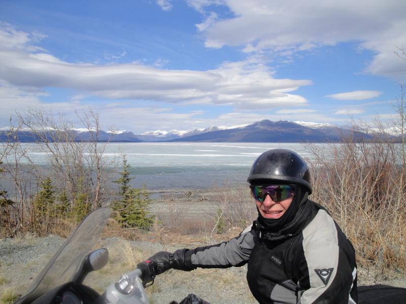 Yukon Territory - frozen lake