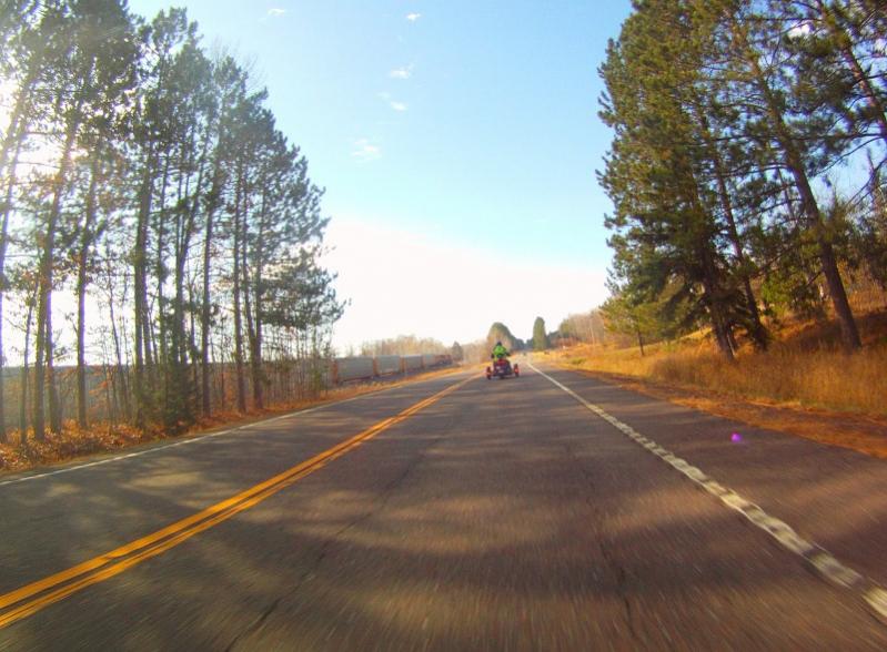 Zipping alongside the BNSF
