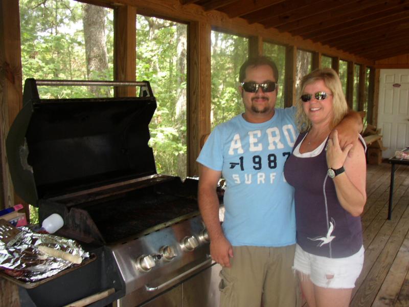ZRC serving burgers at the 2012 BBQ